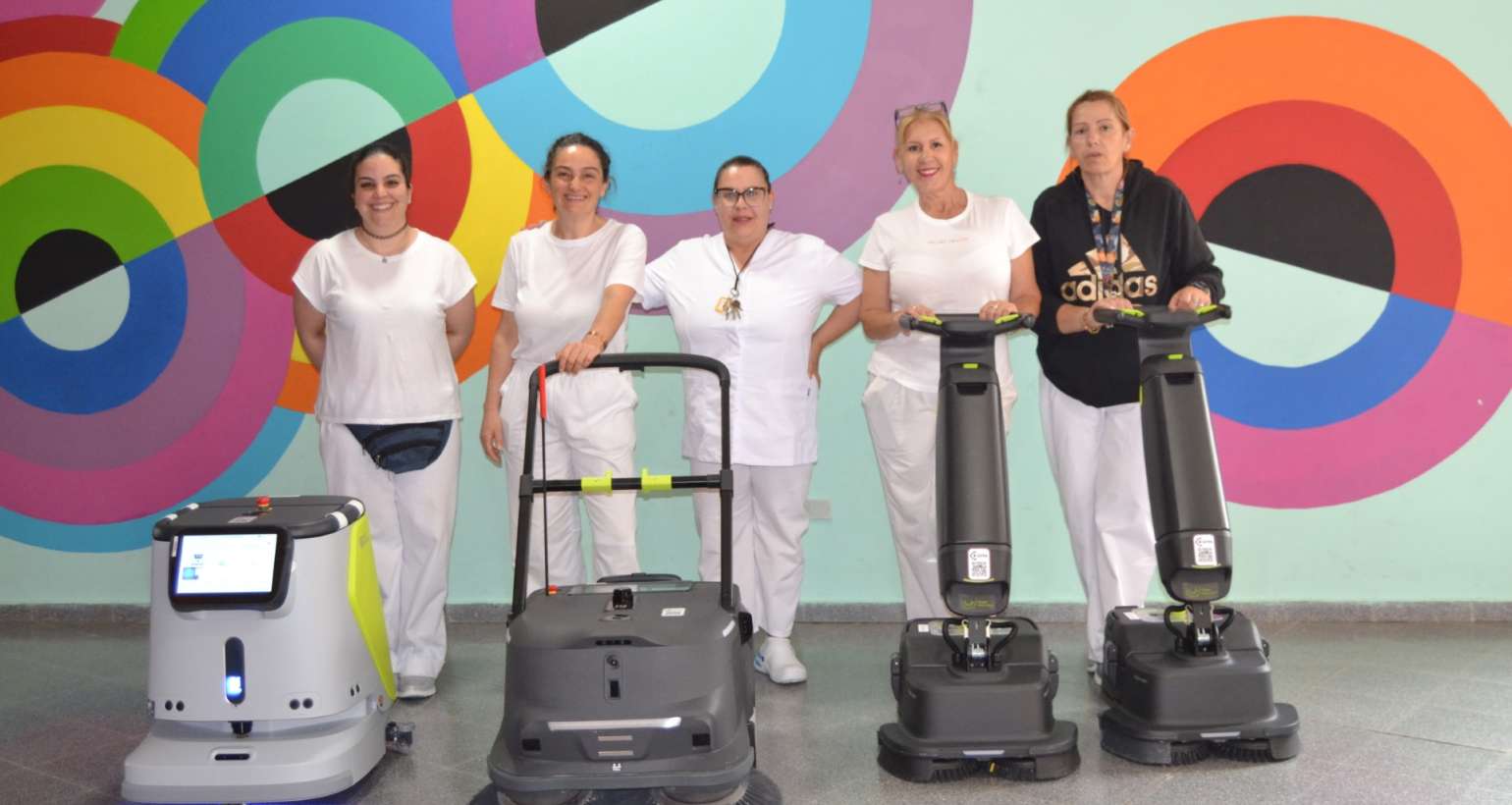 Reinigungsroboter an der Deutschen Schule Santa Cruz de Tenerife